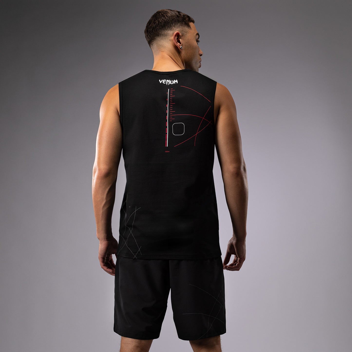 Venum Tactical XT背心 – 黑色/火红色