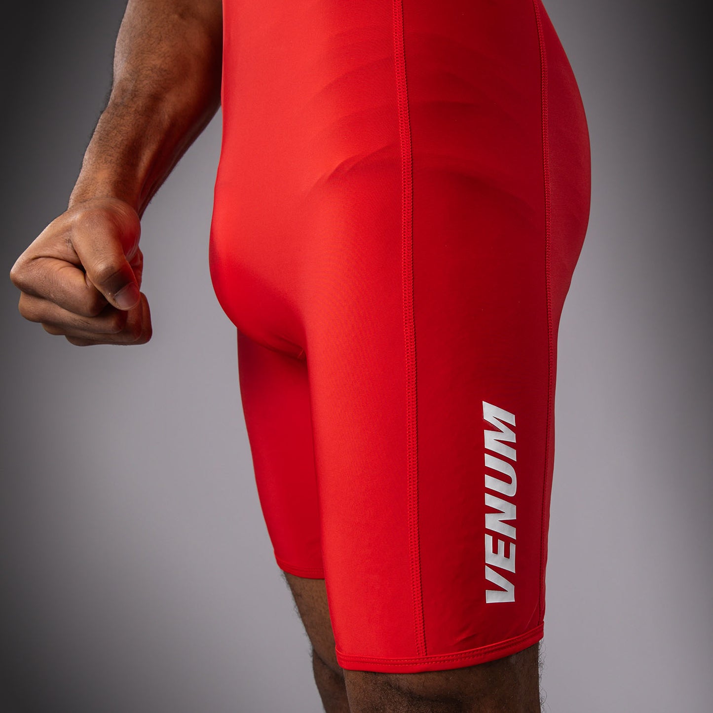 Venum Challenger 男士摔跤紧身衣 – 红色