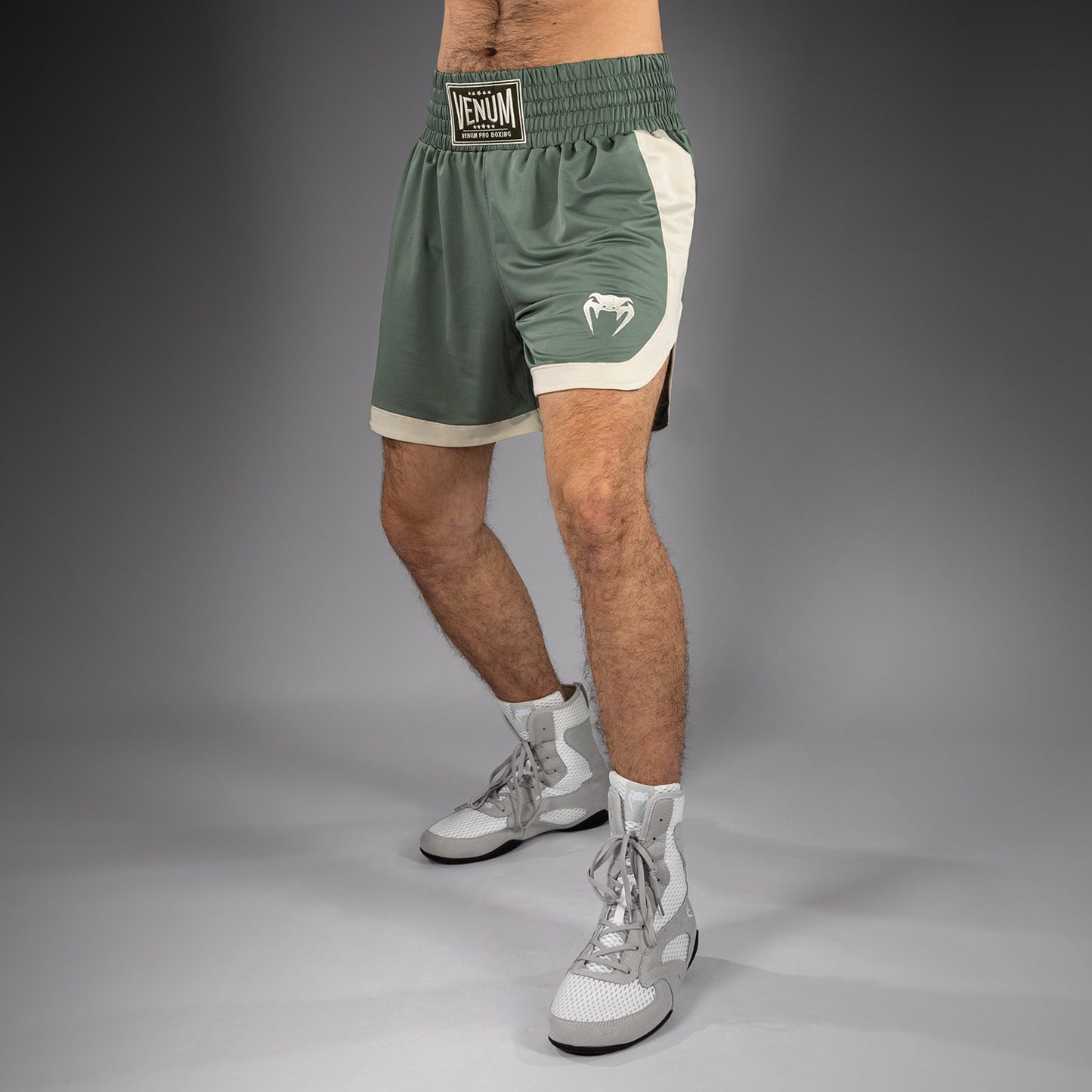 Venum Classic 拳击短裤 – 水绿色/象牙色