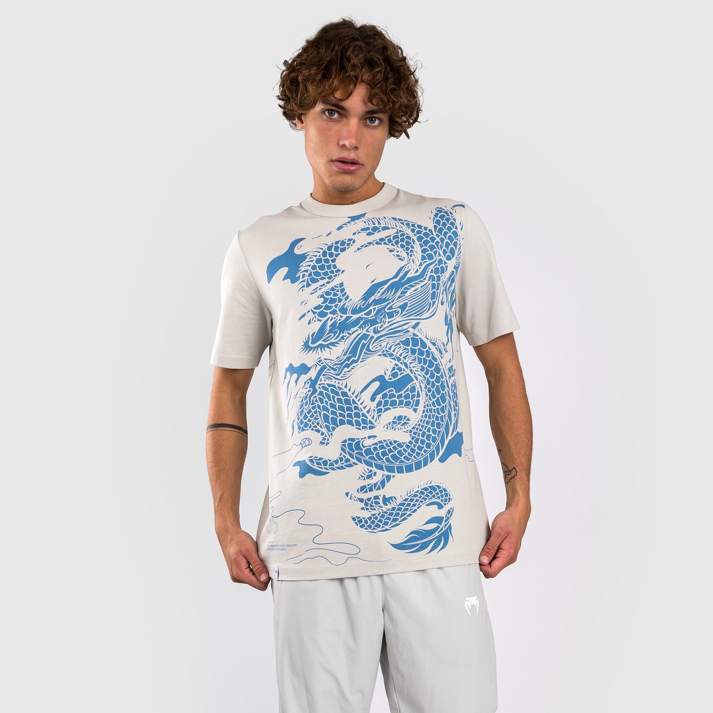 Venum Dragon’s Flight 男士T恤 – 雾蓝色
