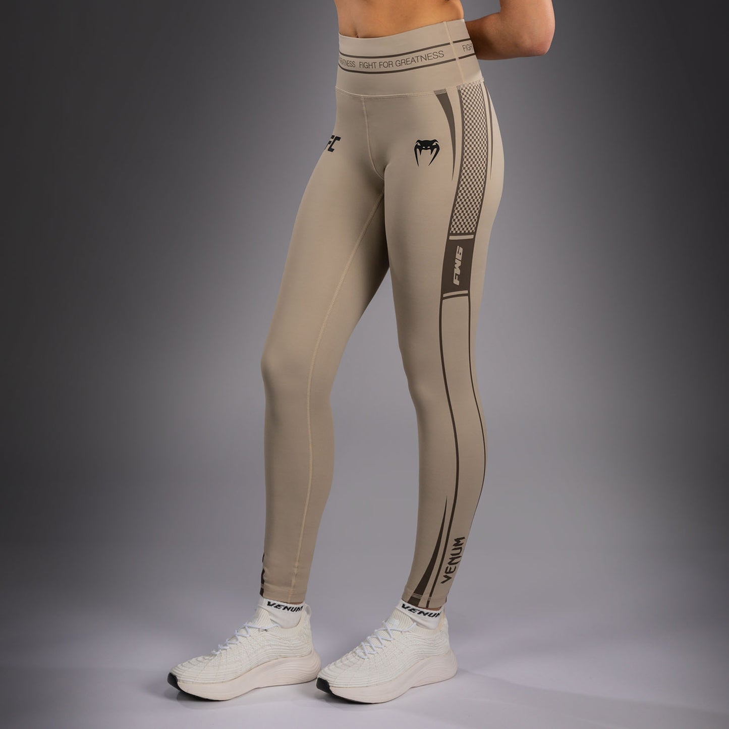 Venum UFC Unity by Venum Authentic Fight Week 女子功能压缩长裤 - 沙色