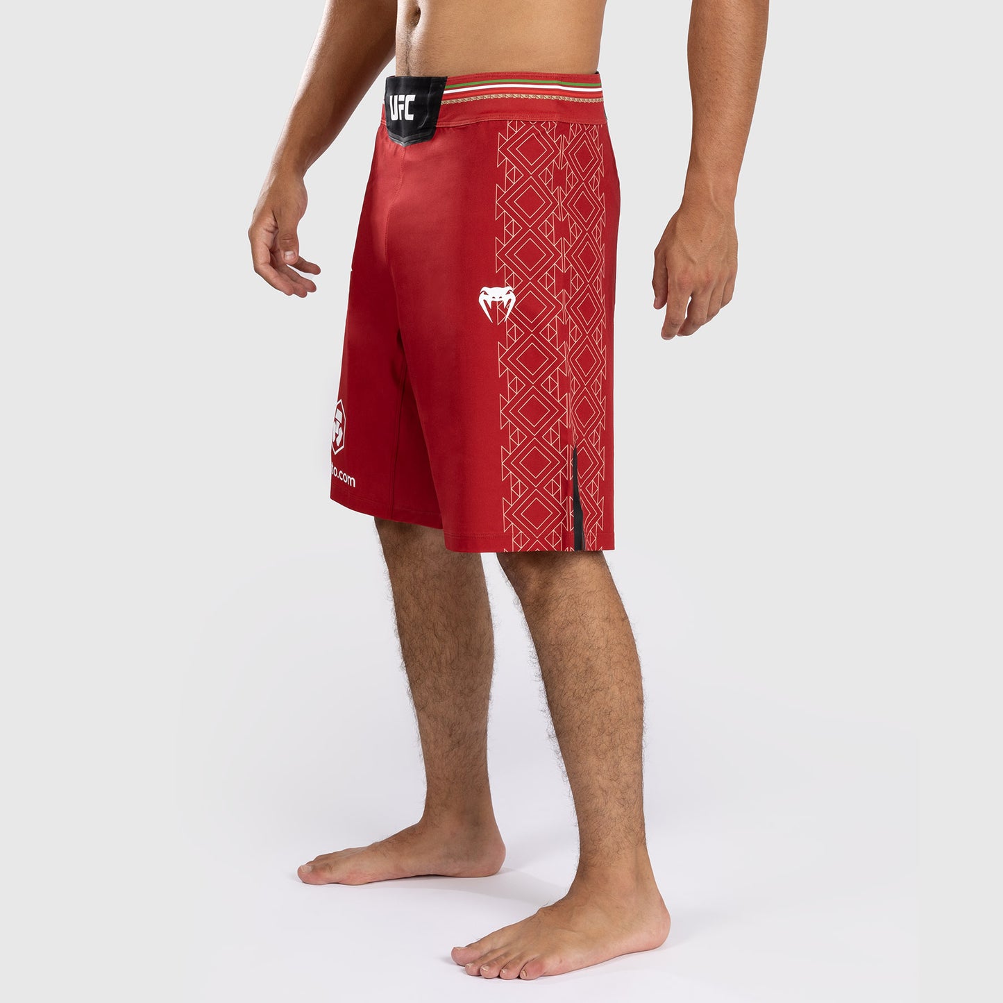 Noche UFC By Venum Authentic Fight Night 男士格斗短裤–长款–红色