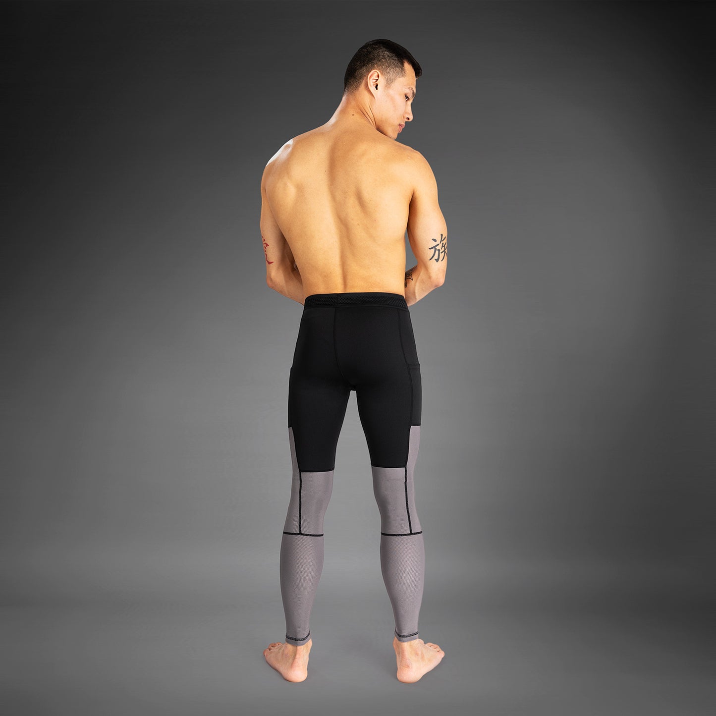 Venum Attack 男士紧身裤 – 黑色