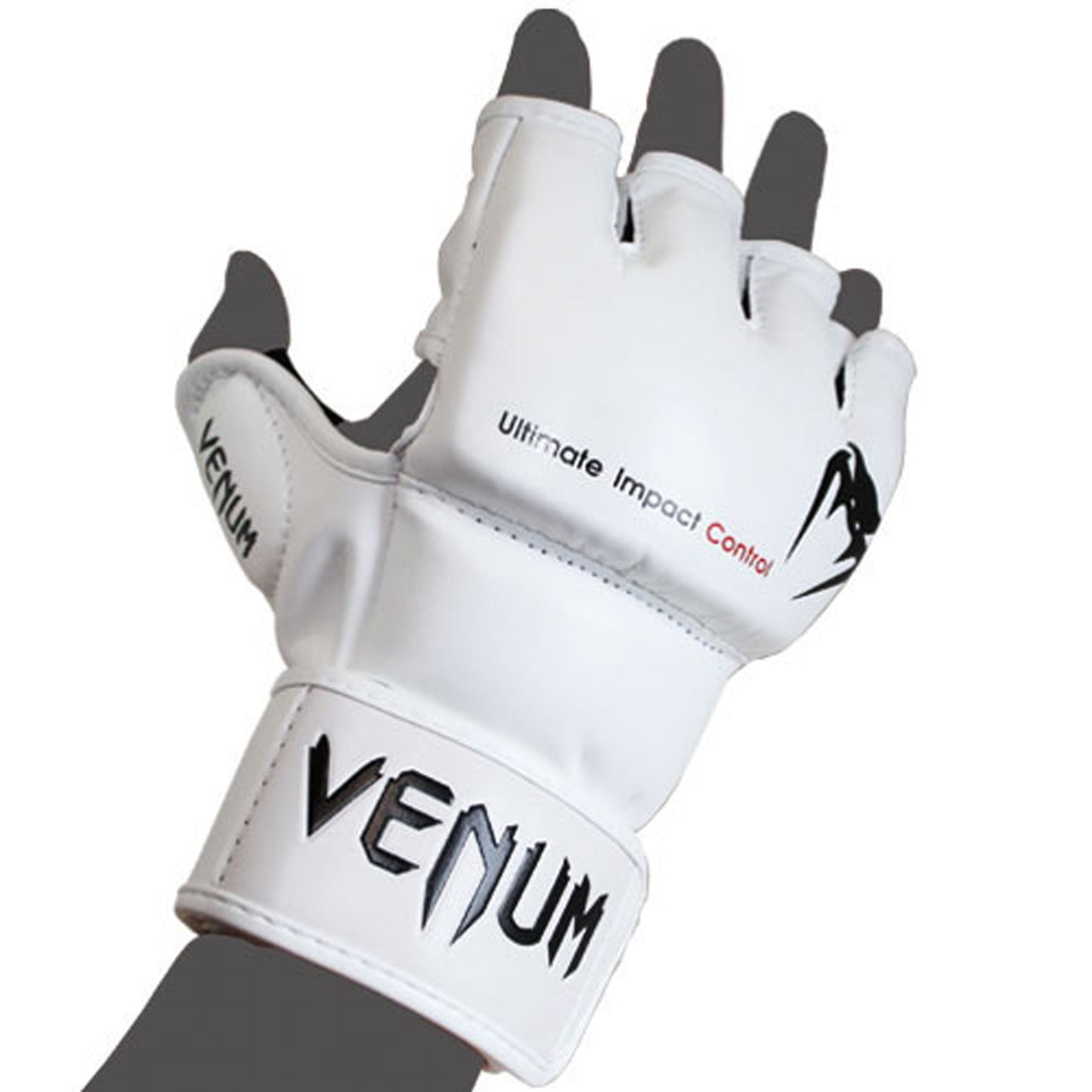 Venum Impact MMA Gloves - Skintex Leather - White