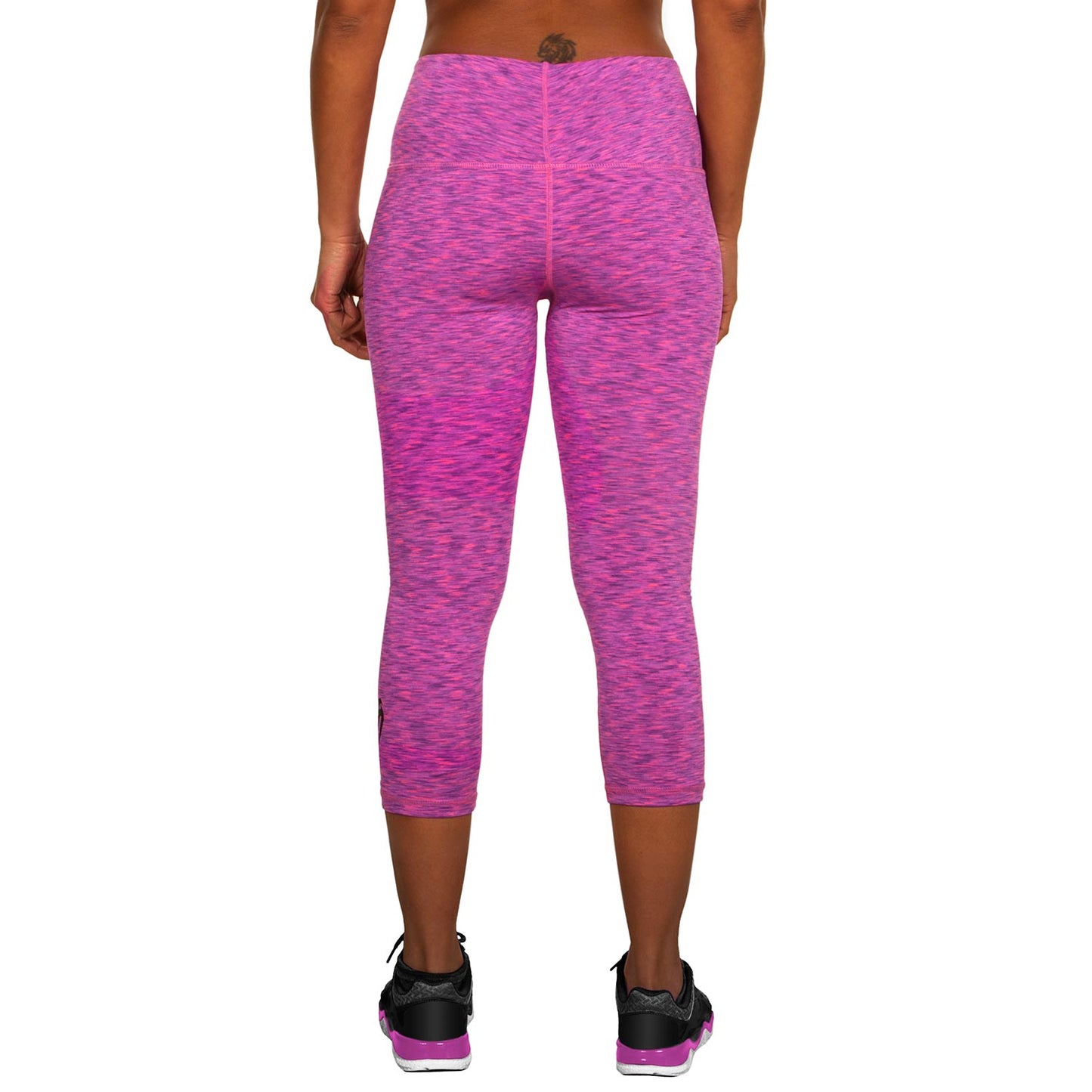 Venum Heather Legging Crops - Heather Pink