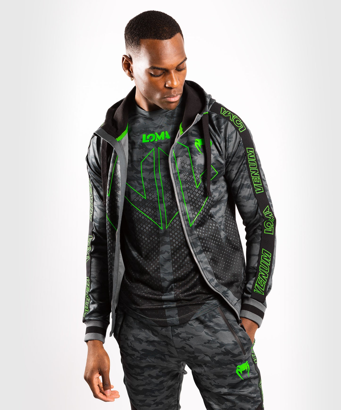 Venum Arrow Loma Signature Collection Hoodie - Dark Camo