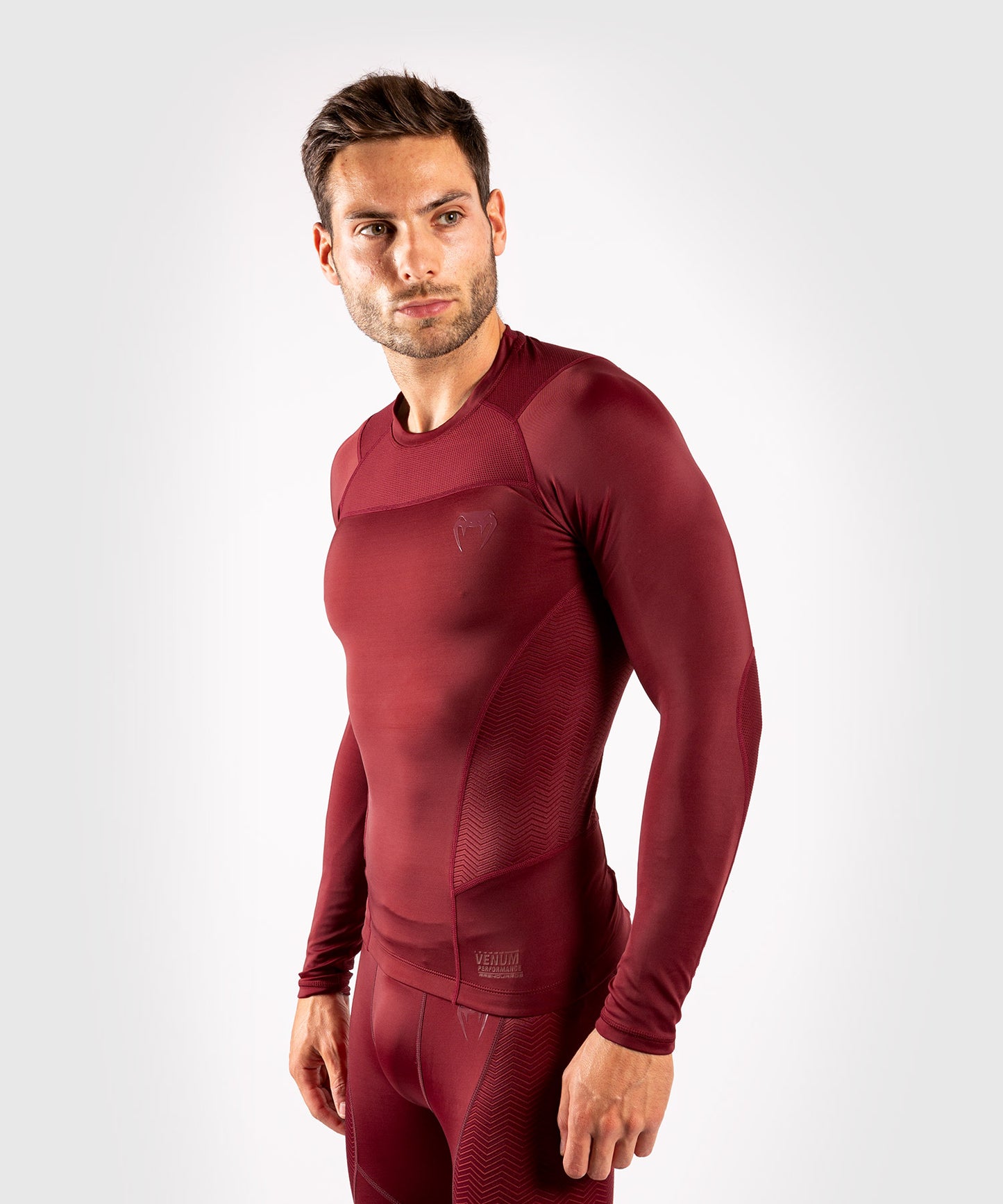 Venum G-Fit Rashguard - Long Sleeves - Burgundy