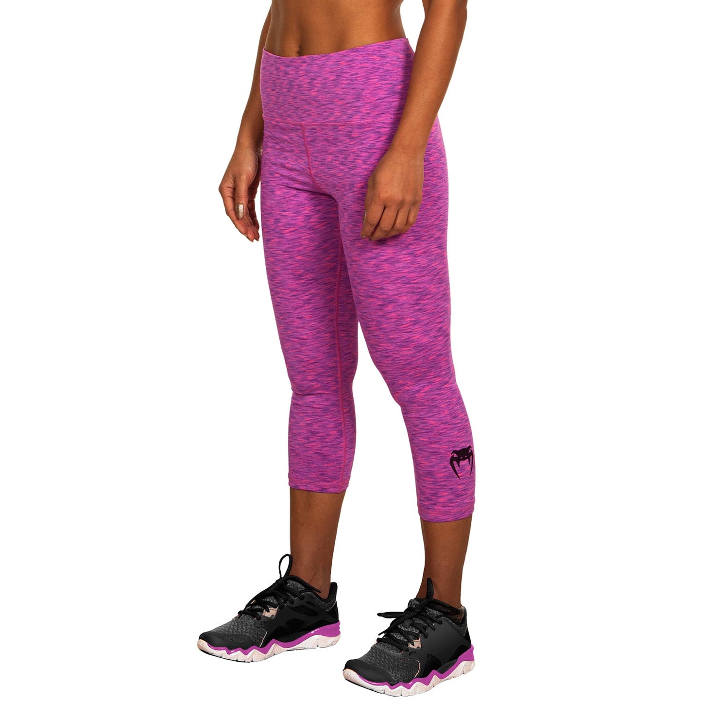 Venum Heather Legging Crops - Heather Pink