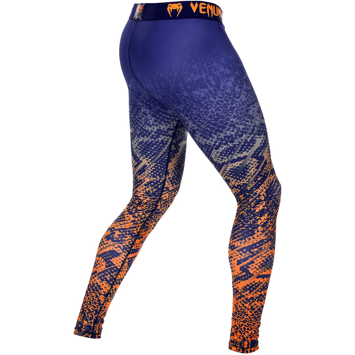 Venum Tropical Compression Tights - Blue/Orange