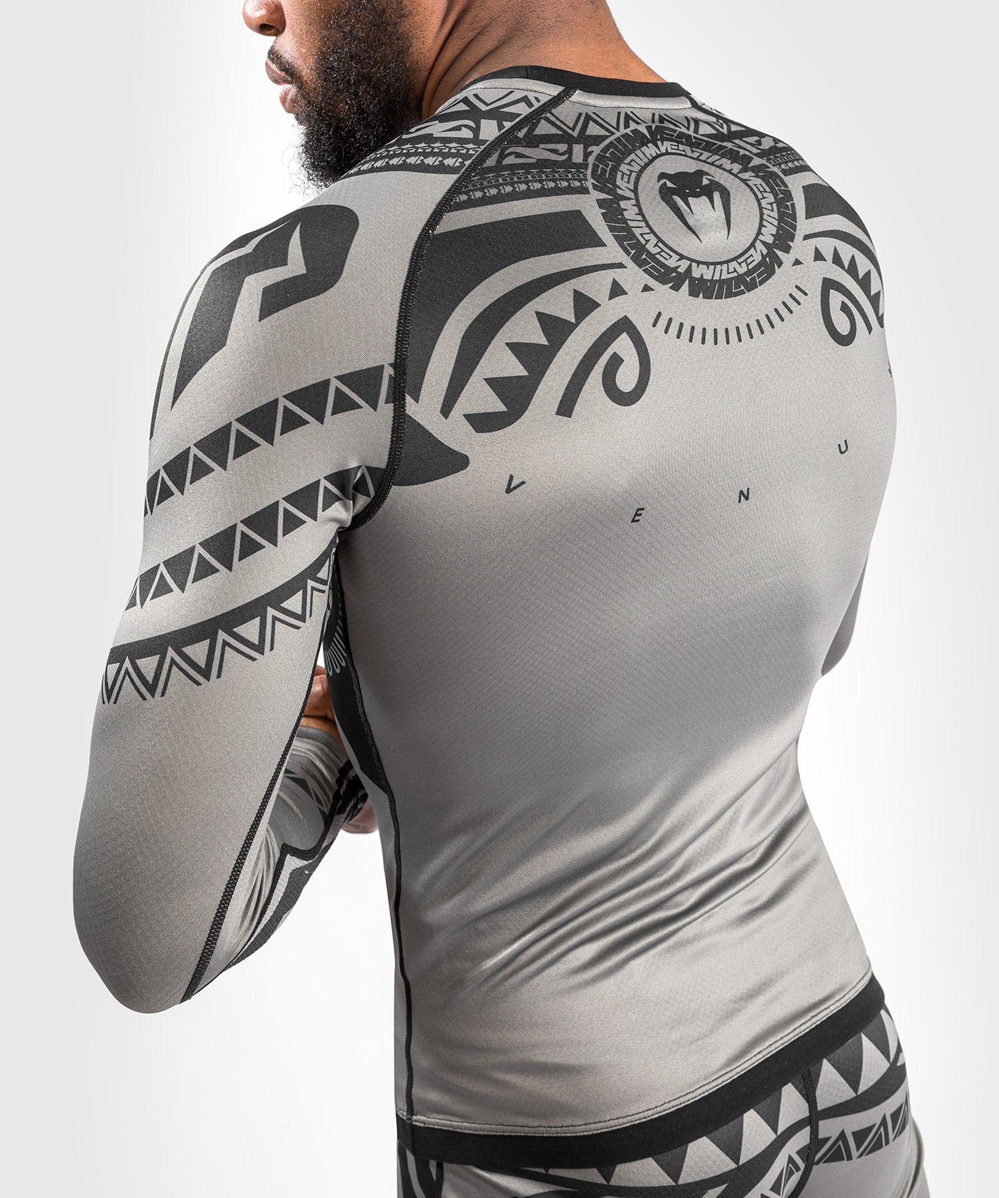 Venum Nakahi Rashguard - Long Sleeves - Grey