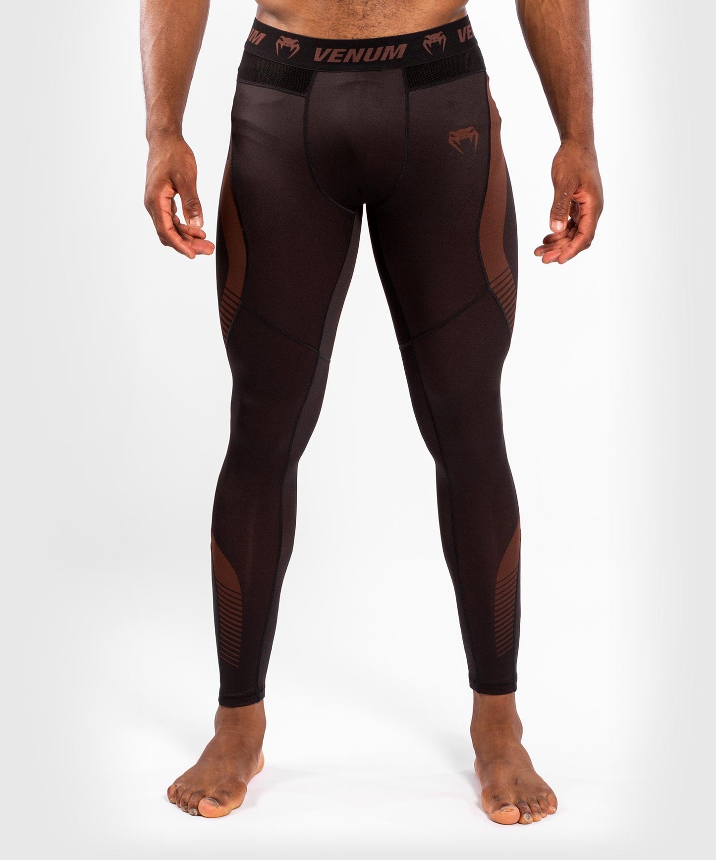 Venum NoGi 3.0 Compression Tights - Black/Brown