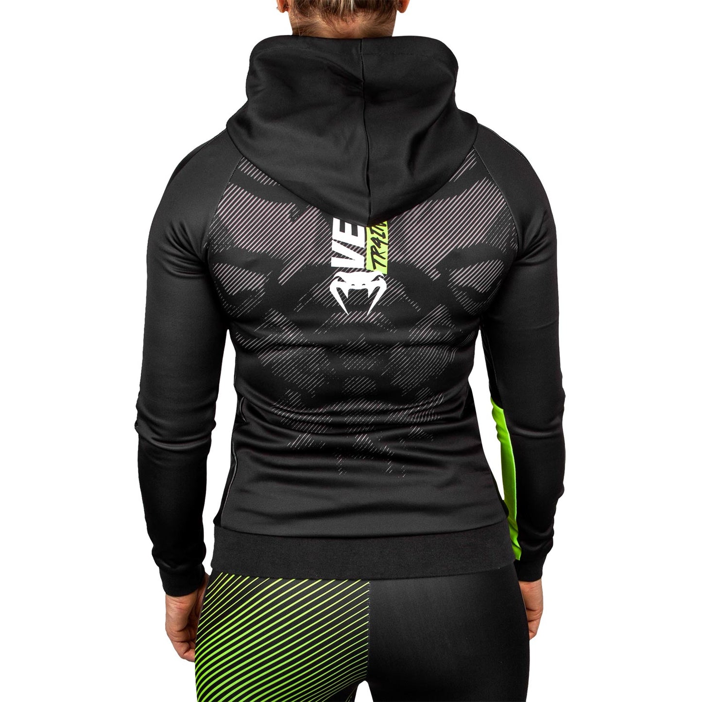 Venum Training Camp 2.0 Women Hoodie - Black/Neo Yellow - Exclusive
