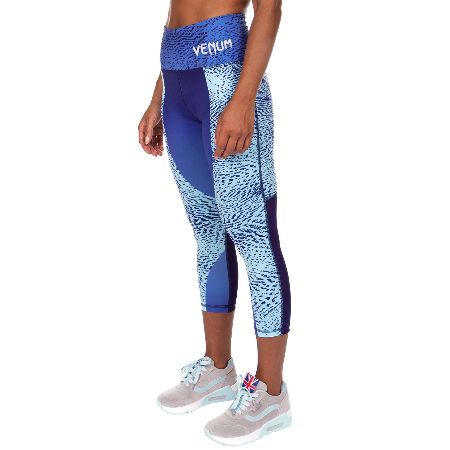 Venum Dune Cropped Leggings - Dark purple/Light latigo bay