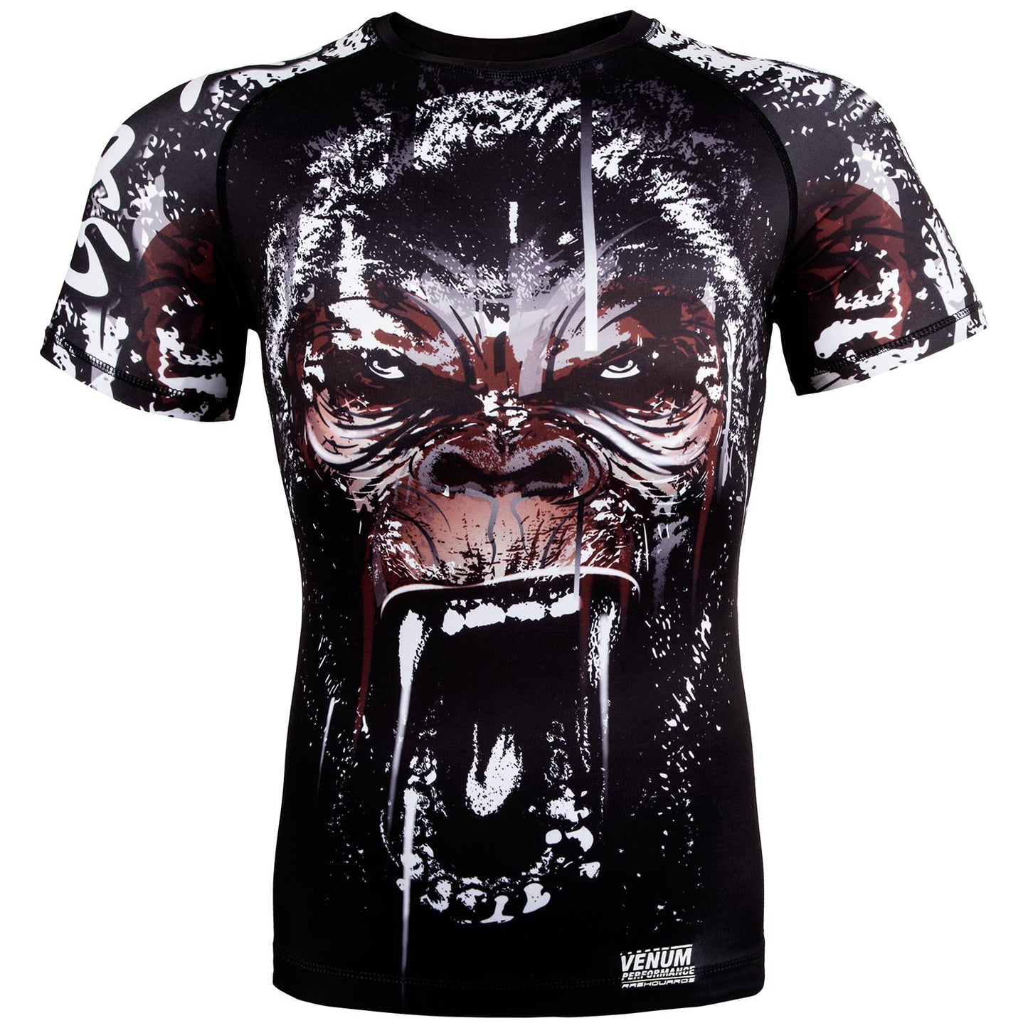 Venum Gorilla Rashguard - Short Sleeves - Black
