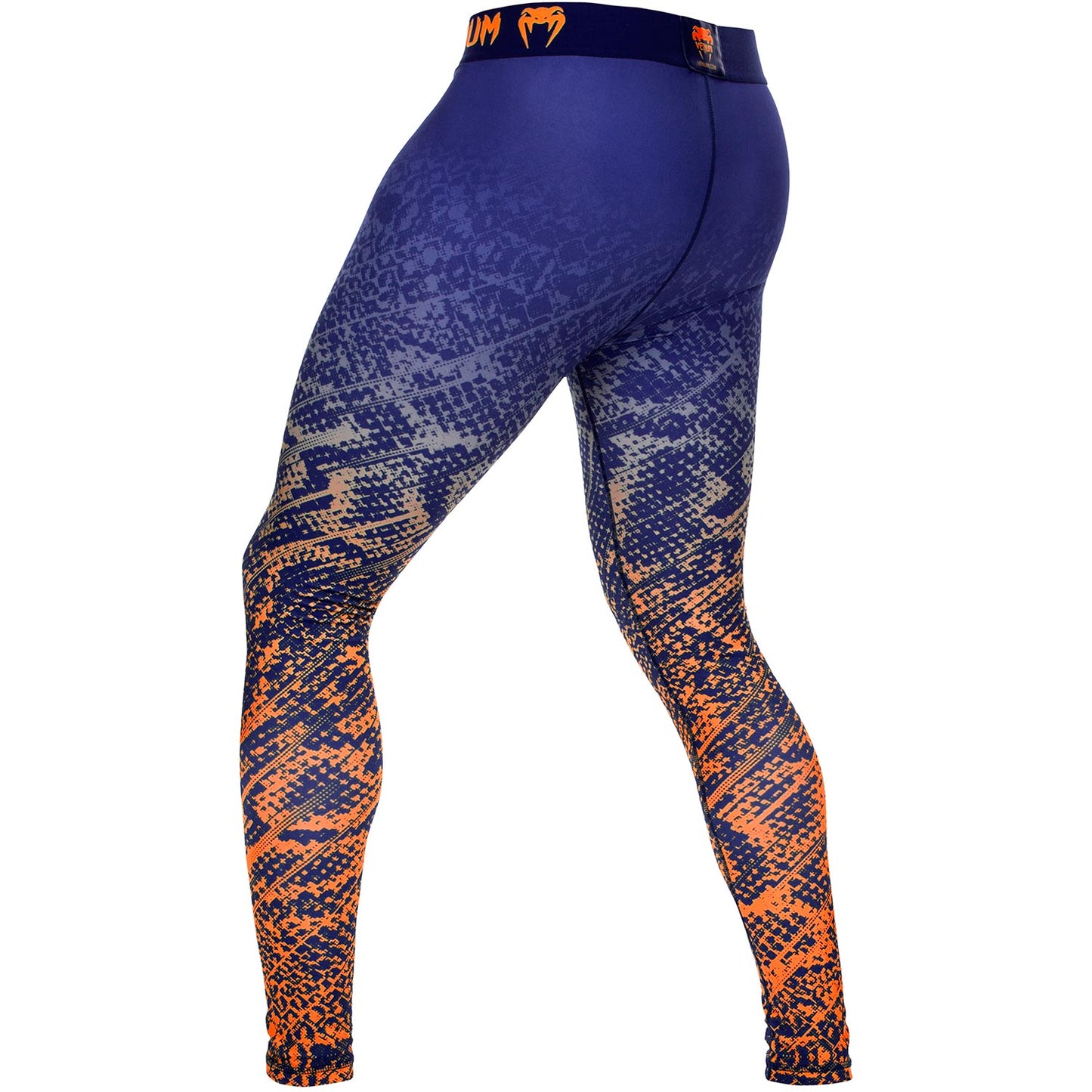 Venum Tropical Compression Tights - Blue/Orange