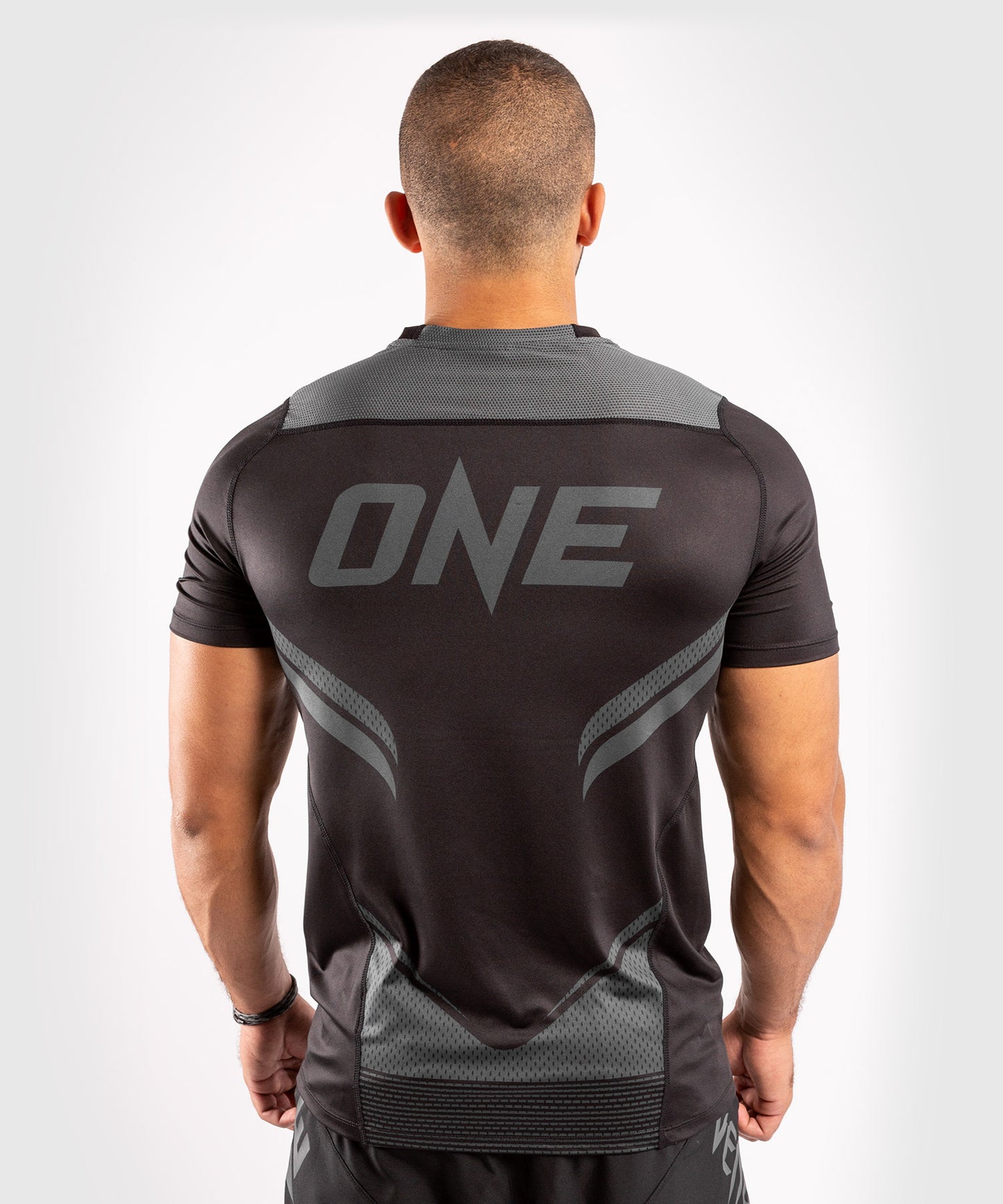 Venum ONE FC Impact Dry Tech T-Shirt - Black/Black