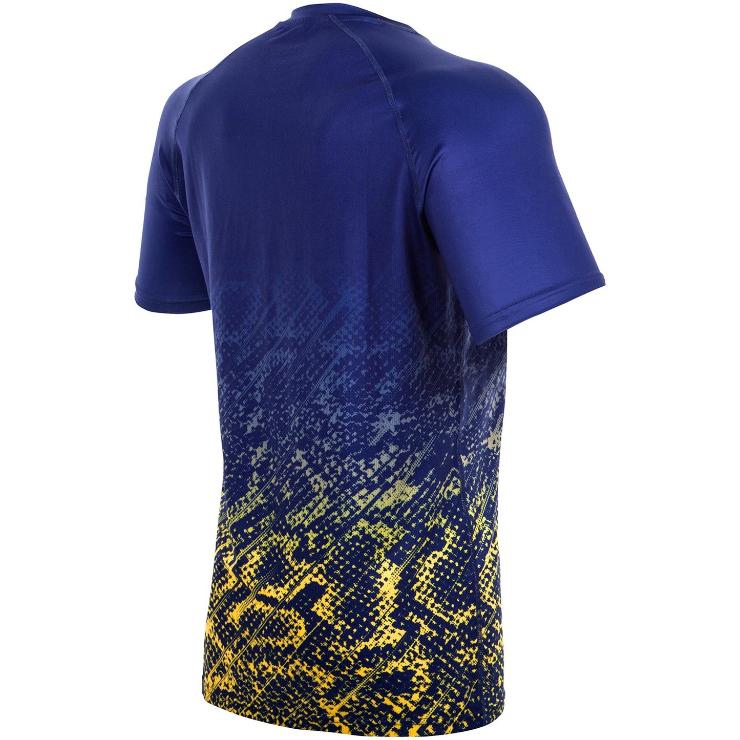 Venum Tropical Dry Tech T-Shirt - Blue/Yellow