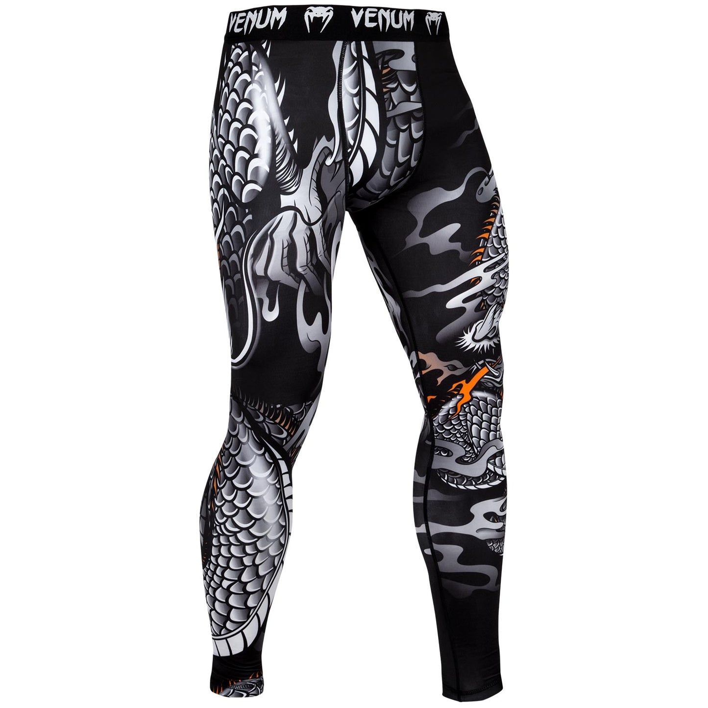 Venum Dragon's Flight Compression Tights - Black/White