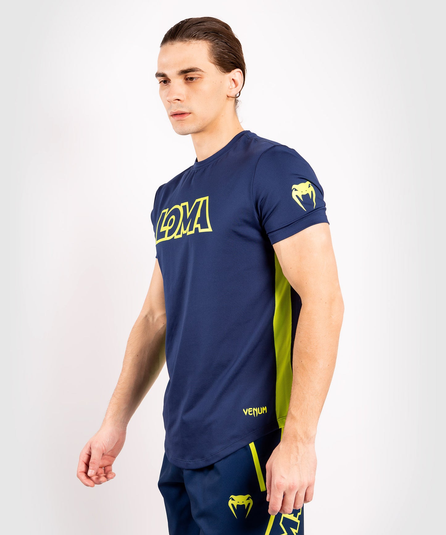 Venum Origins Dry Tech T-shirt - Blue/Yellow