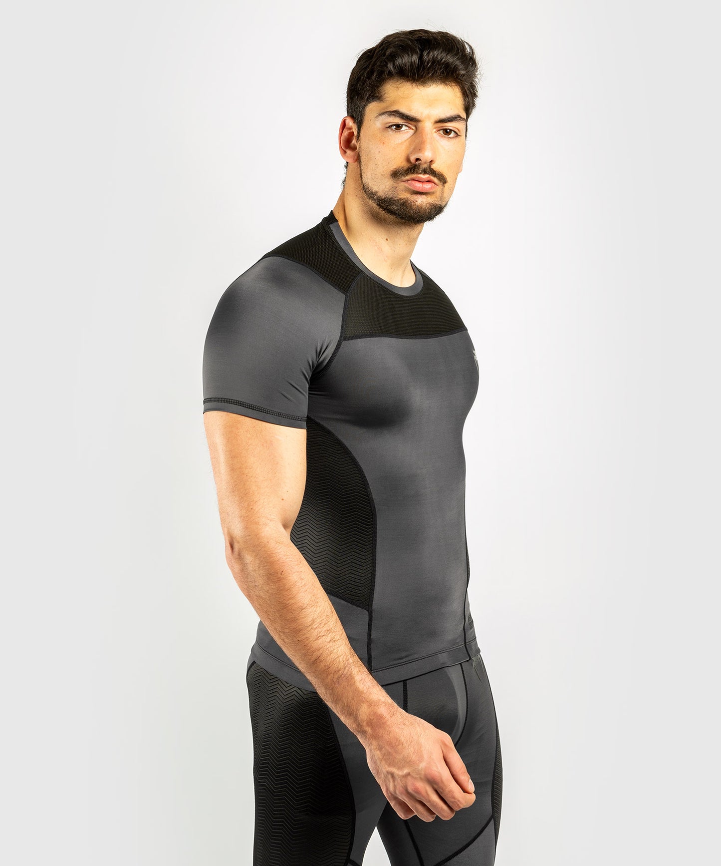 Venum G-Fit Rashguard - Short Sleeves - Grey/Black