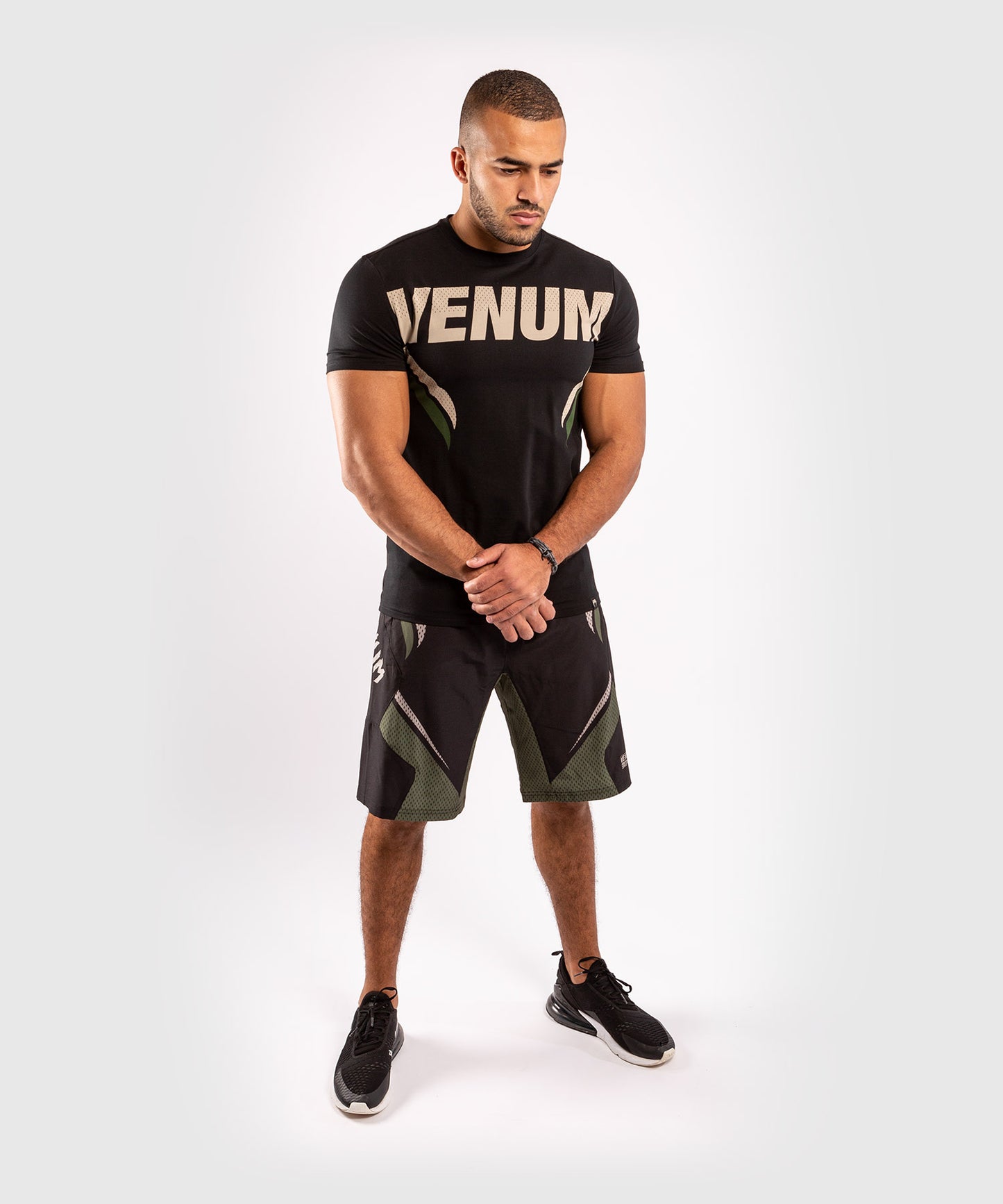 Venum ONE FC Impact T-shirt - Black/Khaki