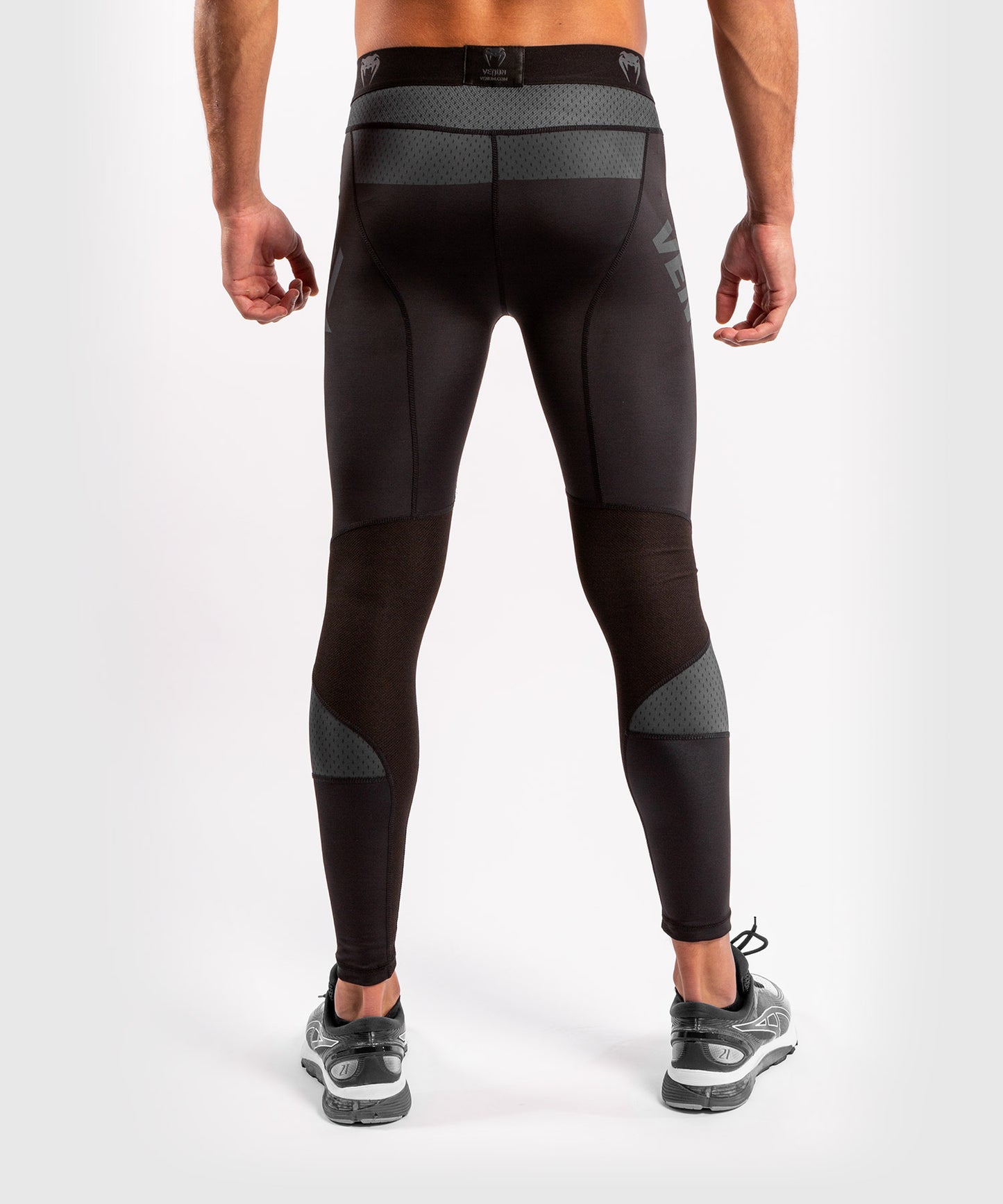 Venum ONE FC Impact Compression Tights - Black/Black