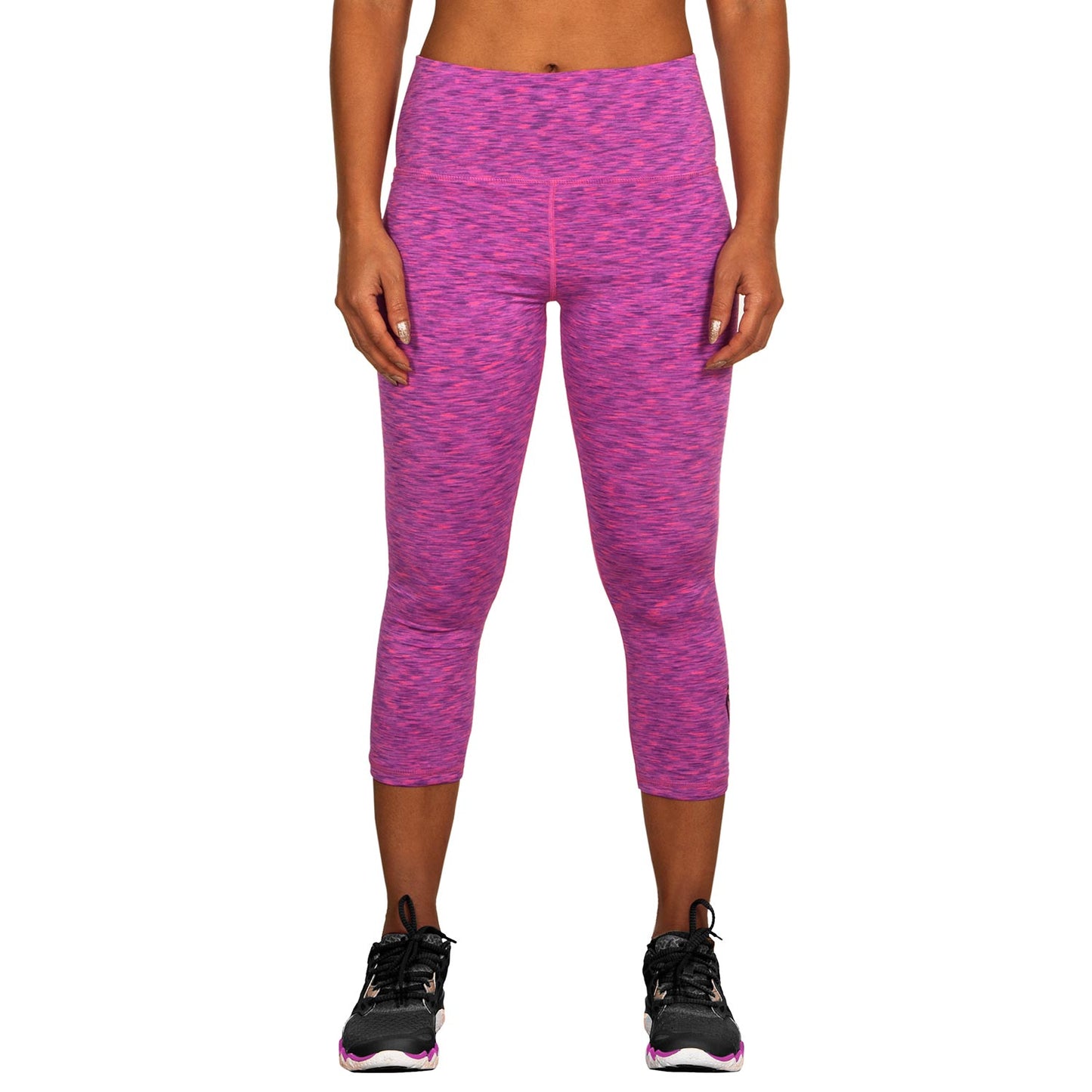 Venum Heather Legging Crops - Heather Pink