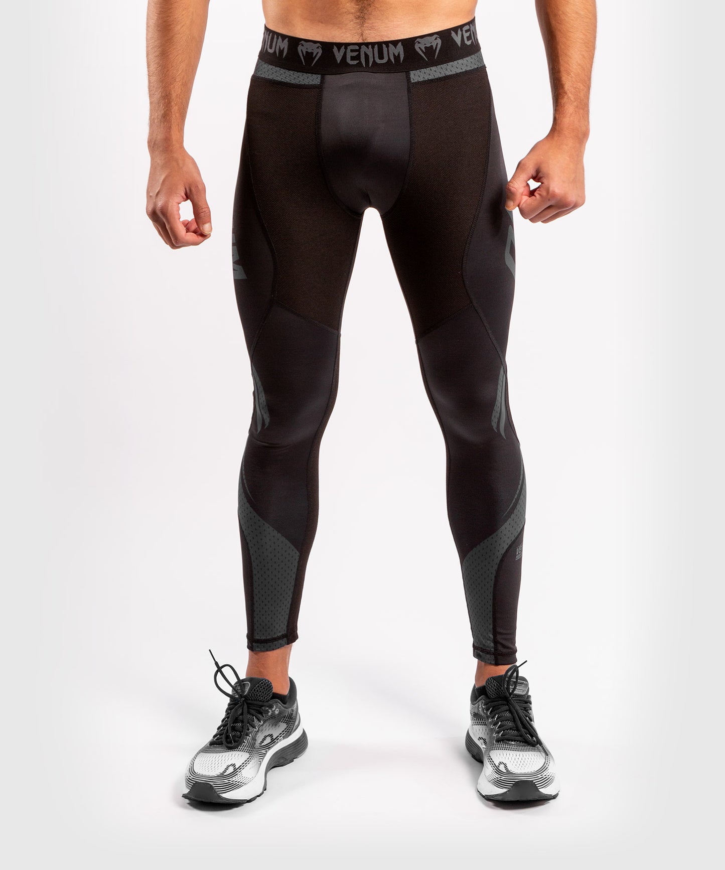 Venum ONE FC Impact Compression Tights - Black/Black