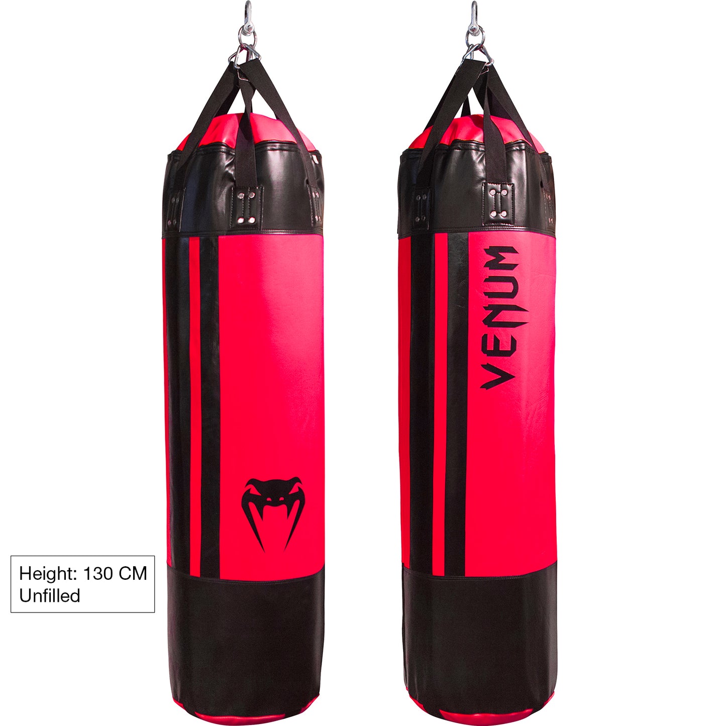 Venum Hurricane Punching Bag - 130cm - Unfilled - Black/Neo Pink