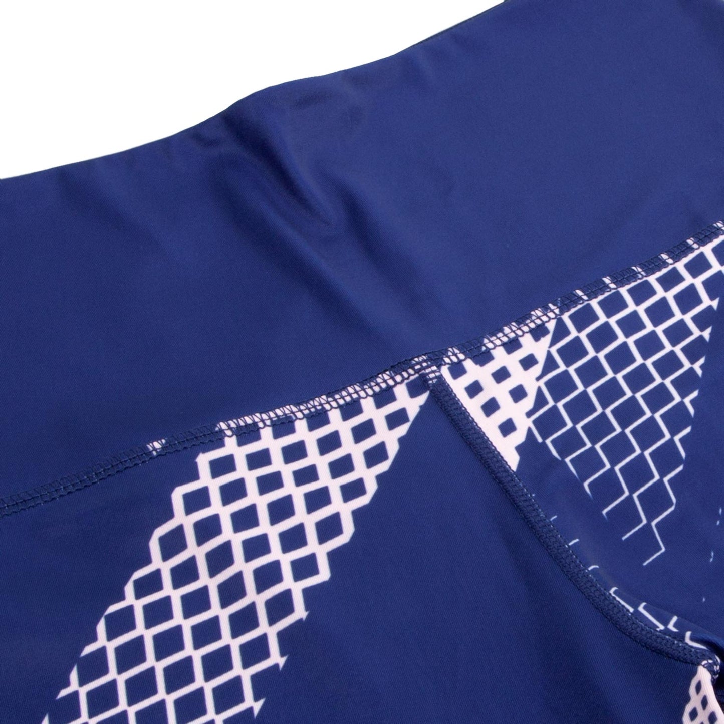 Venum Rapid Cropped Leggings - Navy Blue/Coral