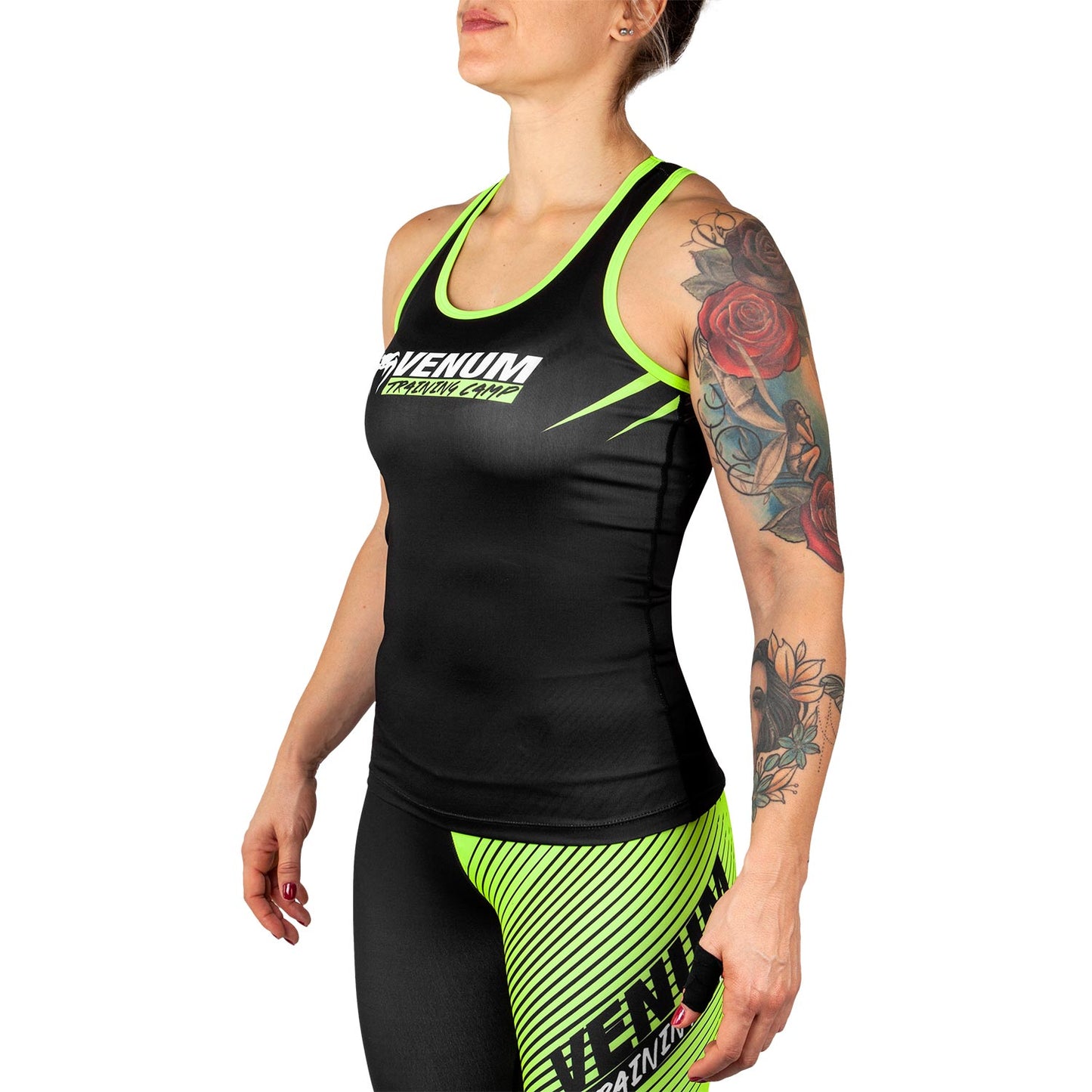 Venum Training Camp 2.0 Tank Top - Black/Neo Yellow - For Women