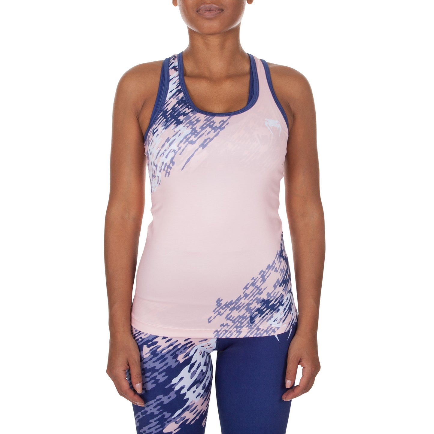 Venum Neo Camo Tank Top - Navy Blue/Coral