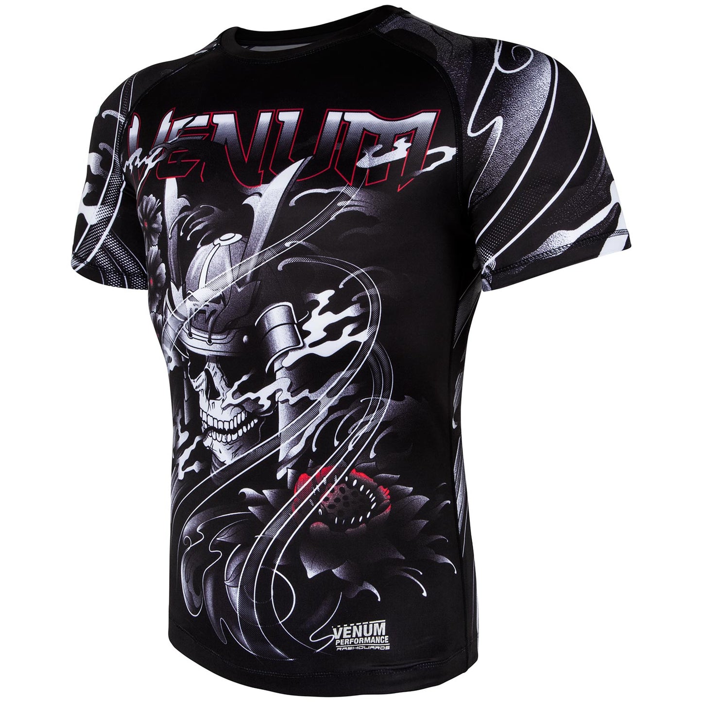 Venum Samurai Skull Rashguard - Short Sleeves - Black