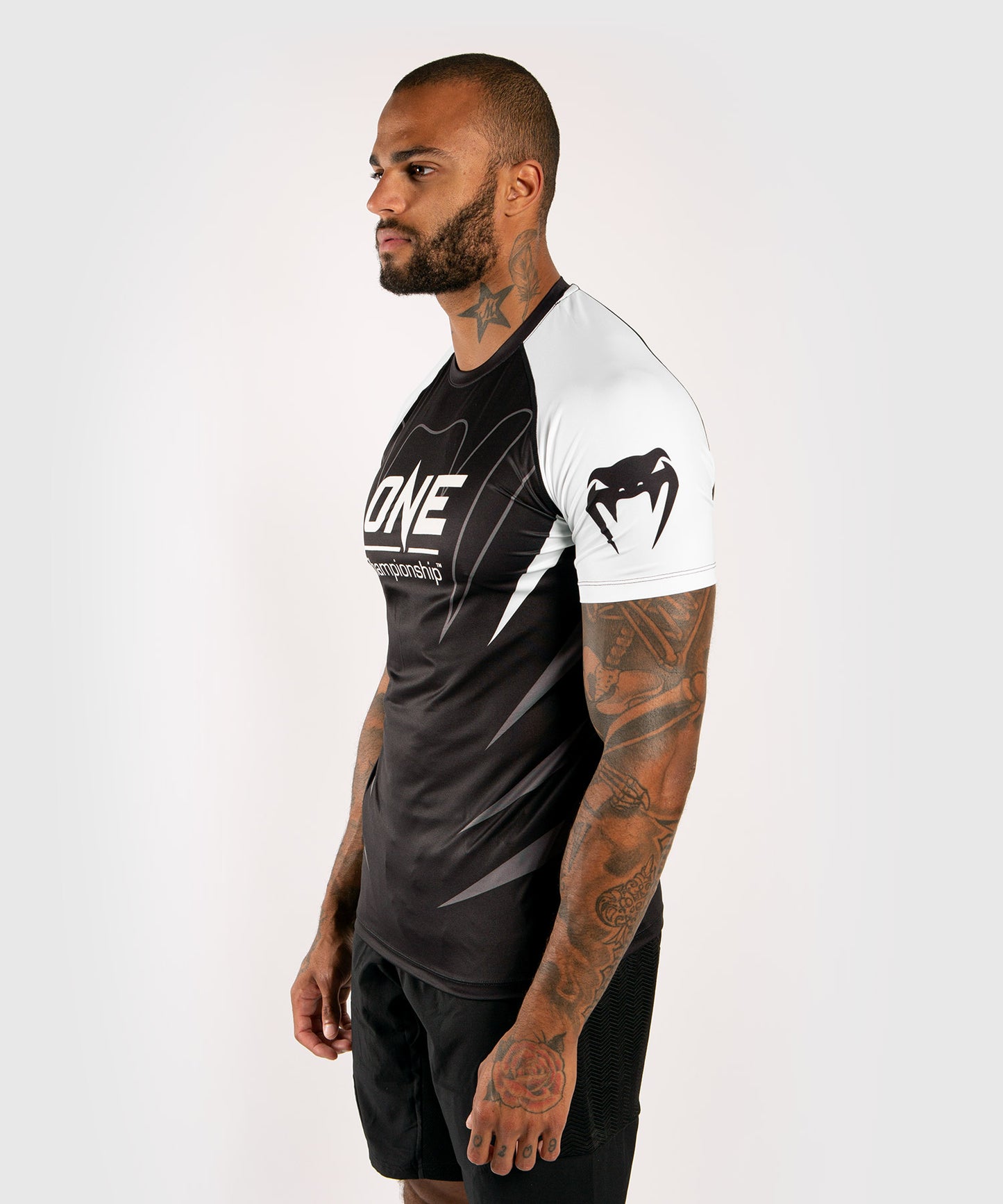 Venum x ONE FC Dry Tech T-shirt - White/Black