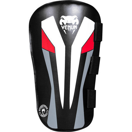 Venum Elite Leg Protector - Pair - Black/Ice/Red