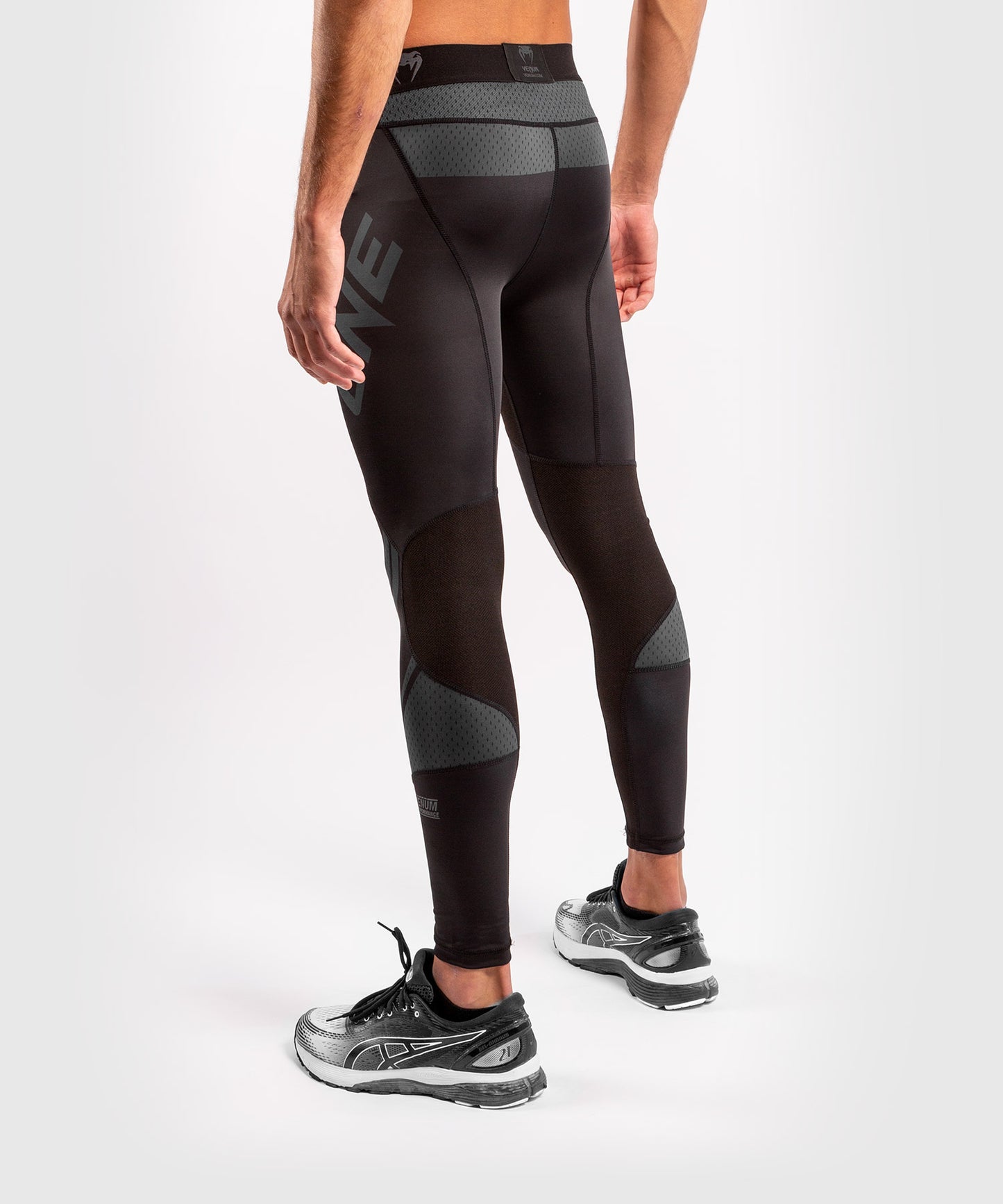 Venum ONE FC Impact Compression Tights - Black/Black