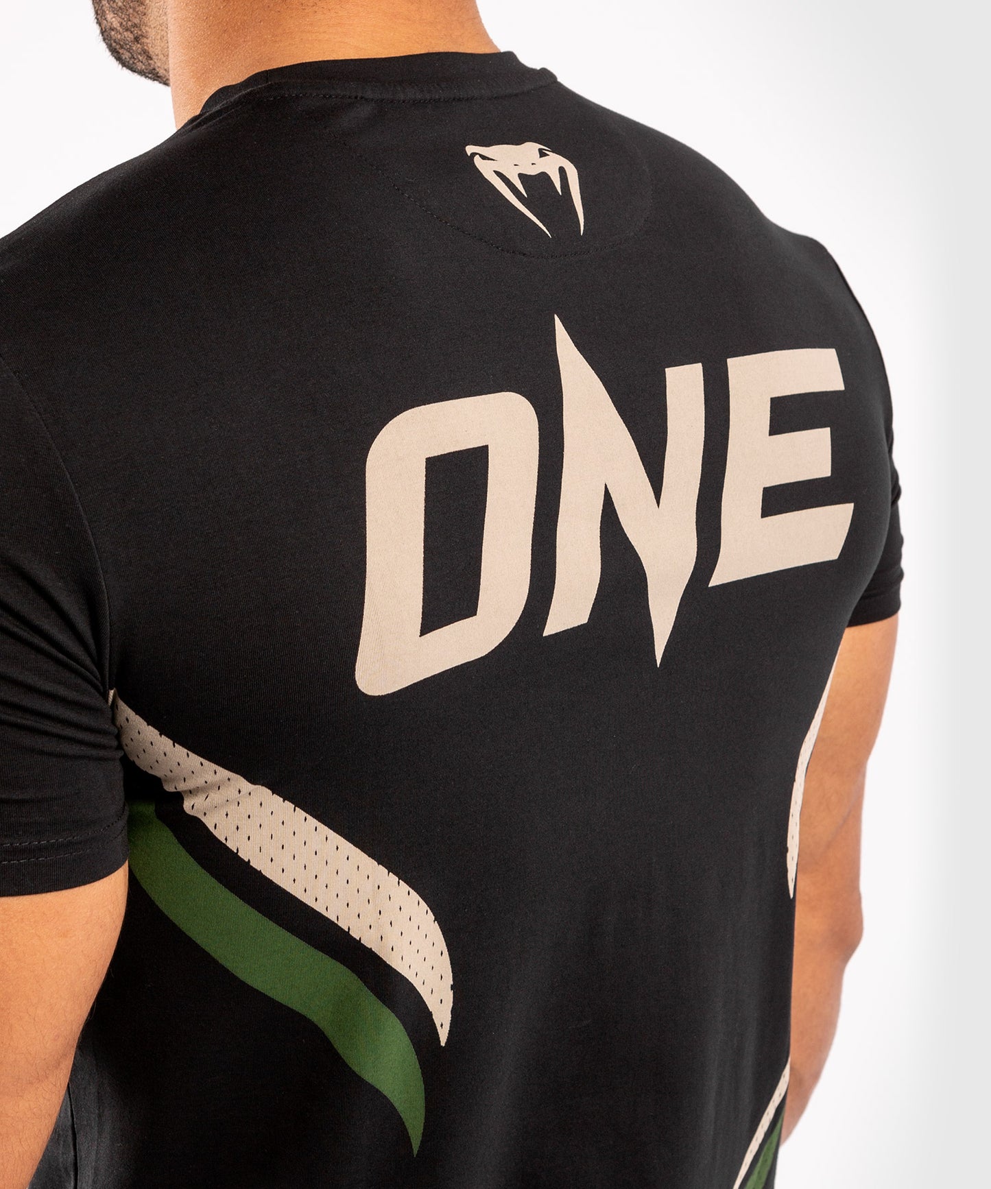Venum ONE FC Impact T-shirt - Black/Khaki
