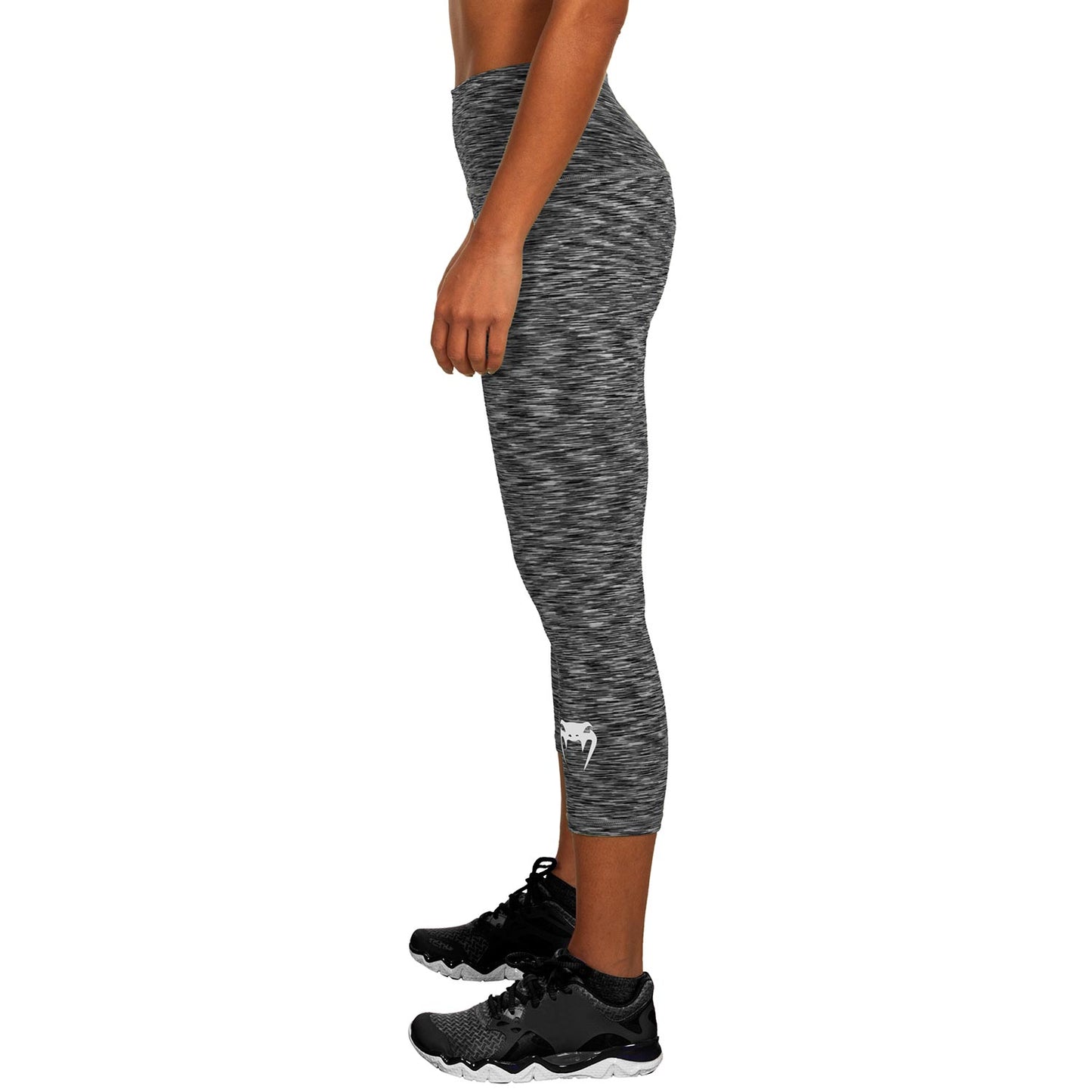 Venum Heather Legging Crops - Heather Black