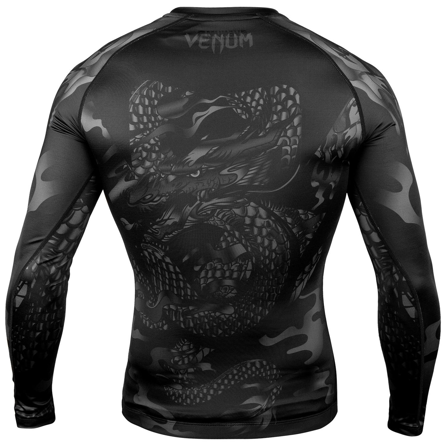 Venum Dragon's Flight Rashguard - Long Sleeves - Black/Black