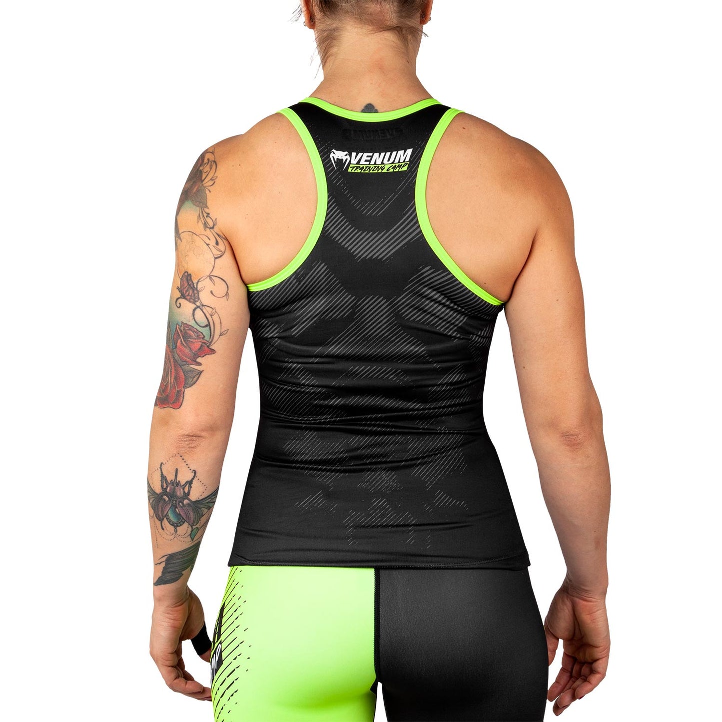 Venum Training Camp 2.0 Tank Top - Black/Neo Yellow - For Women