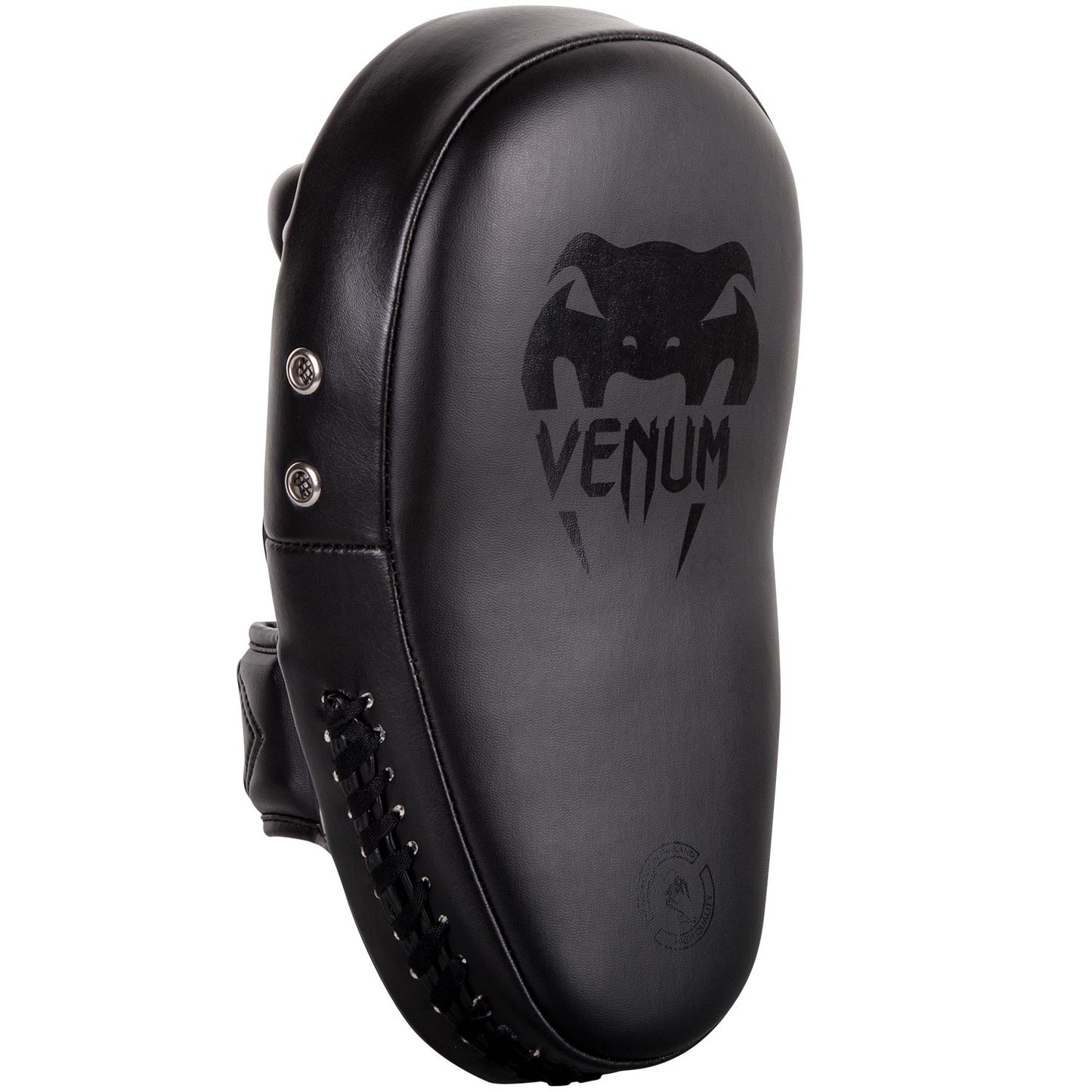 Venum Elite Small Kick Pads - Black/Black