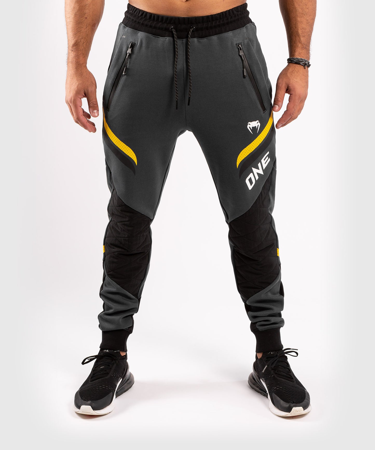 Venum ONE FC Impact Joggers - Grey/Yellow