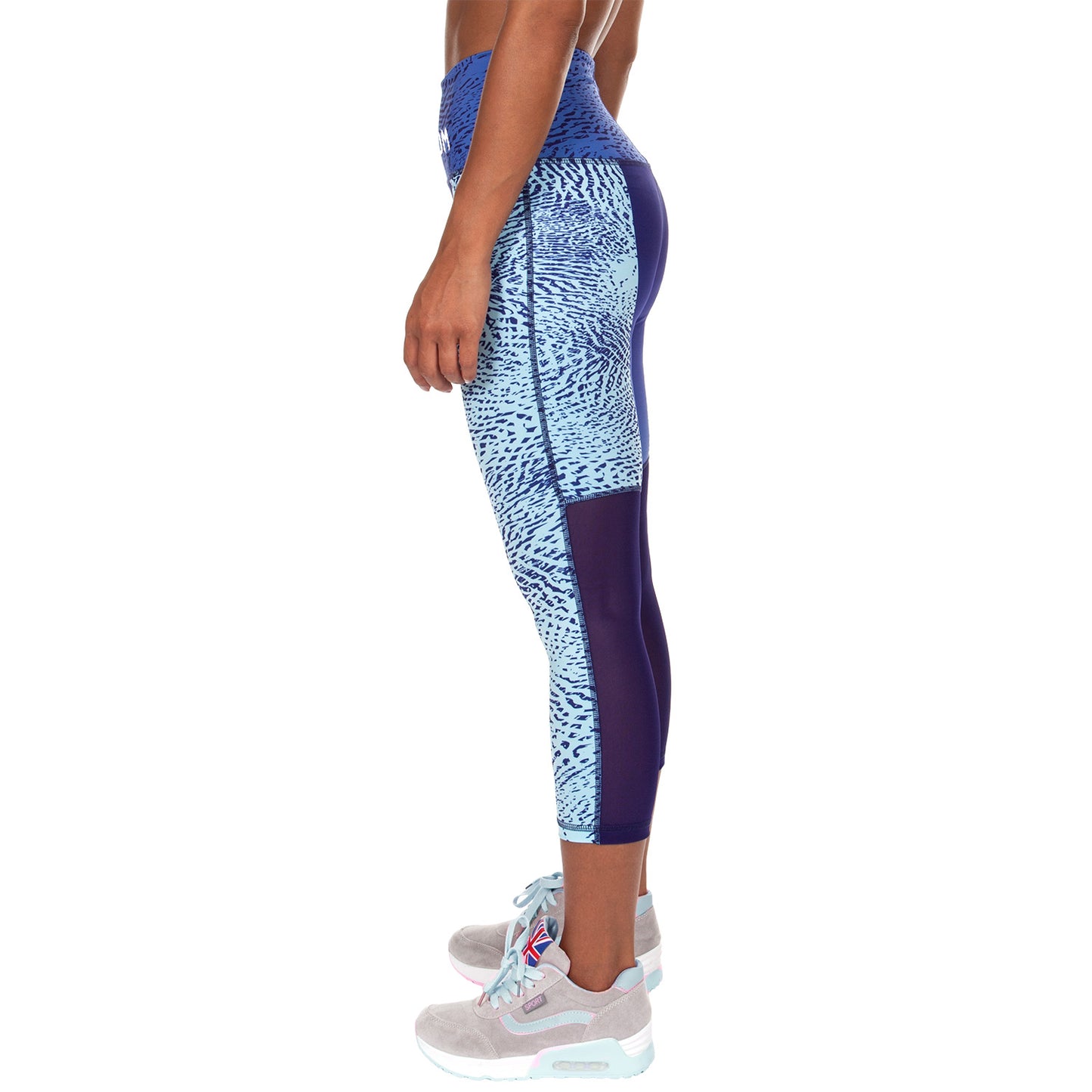 Venum Dune Cropped Leggings - Dark purple/Light latigo bay